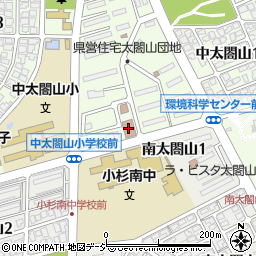 射水市南太閤山コミュニティセンター周辺の地図
