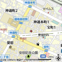 ヴィストカレッジ　富山駅前周辺の地図