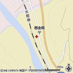 茨城県久慈郡大子町西金15-1周辺の地図