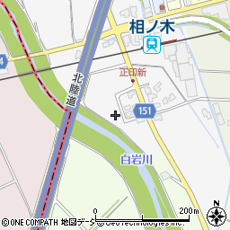 富山県中新川郡上市町正印新12-16周辺の地図