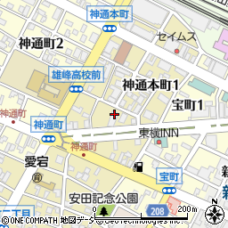 ヴィスト　ジョブズ富山駅前周辺の地図
