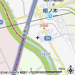 富山県中新川郡上市町正印新12-17周辺の地図