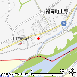 富山県高岡市福岡町上野43周辺の地図