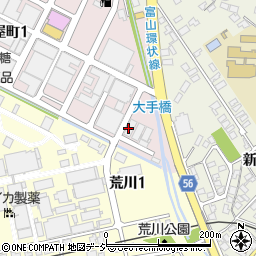 辰巳屋興業株式会社　富山営業所周辺の地図