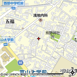 シャポニー五福周辺の地図