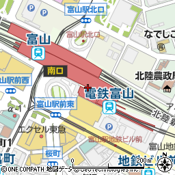 白えび亭 富山駅店周辺の地図