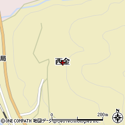 茨城県久慈郡大子町西金周辺の地図