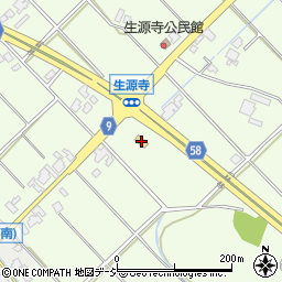 ローソン大門生源寺店周辺の地図
