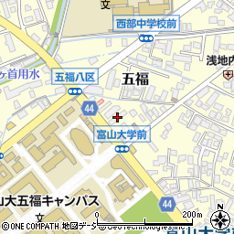 県営住宅五福団地１号棟周辺の地図