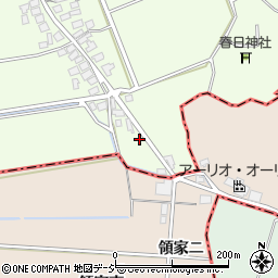 石川県かほく市指江リ周辺の地図