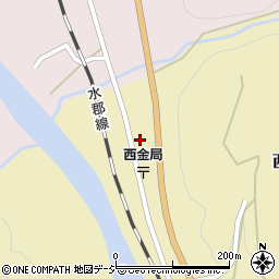 茨城県久慈郡大子町西金47周辺の地図