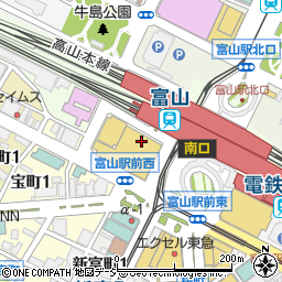 立山そば JR富山駅構内店周辺の地図