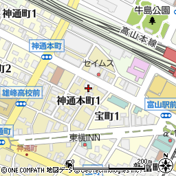 東京海上日動火災保険株式会社　富山支店富山支社周辺の地図