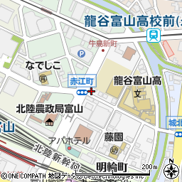 富山県富山市赤江町1-34周辺の地図