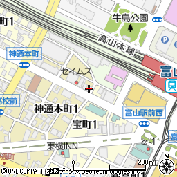 個別指導京進スクール・ワン　富山駅前教室周辺の地図
