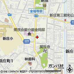 学研新庄教室周辺の地図