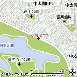 中太閤山7丁目周辺の地図