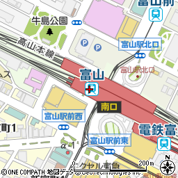 ドラッグセイムス富山駅店周辺の地図