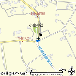 小室神社前周辺の地図