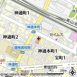 富山労働局　雇用環境・均等室・企画周辺の地図
