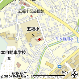 富山市役所公民館　五福公民館周辺の地図