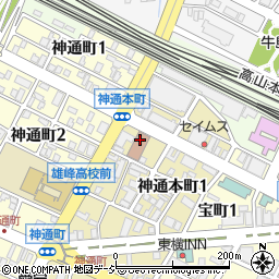富山労働局労働基準部　健康安全課周辺の地図