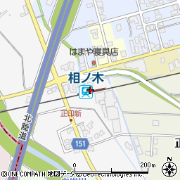 相ノ木駅周辺の地図