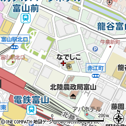 日本年金機構富山年金事務所周辺の地図