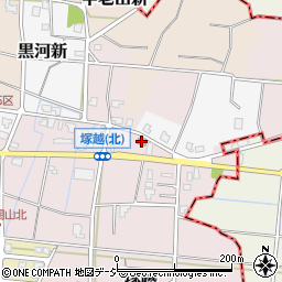 塚越公民館周辺の地図