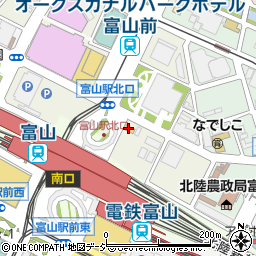 ローソン富山駅北口店周辺の地図