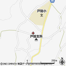 長野市国民健康保険戸隠診療所周辺の地図