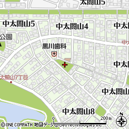 日宮公園周辺の地図