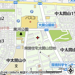 太閤山県営住宅団地５６号周辺の地図