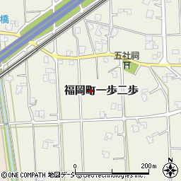 富山県高岡市福岡町一歩二歩周辺の地図