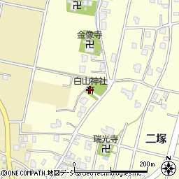 惣社白山神社周辺の地図