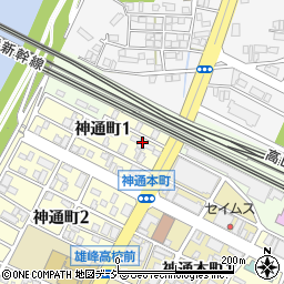 県職員待機宿舎周辺の地図