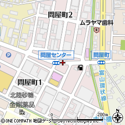 富山県富山市問屋町周辺の地図