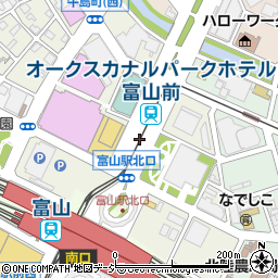 富山県富山市牛島町周辺の地図