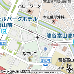 エフテック富山支店周辺の地図