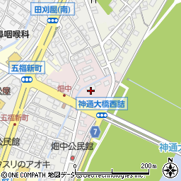 富山県富山市畑中周辺の地図
