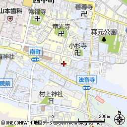 富山県中新川郡上市町南町13-19周辺の地図