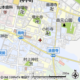 富山県中新川郡上市町南町13-20周辺の地図