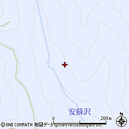 安蘇沢周辺の地図