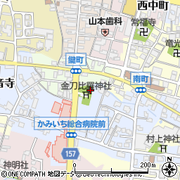 鍵町公民館周辺の地図