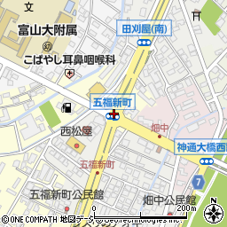 五福新町周辺の地図