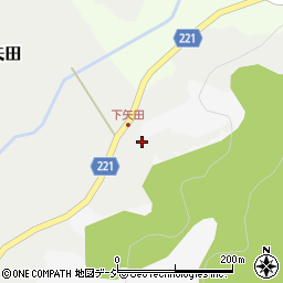 石川県河北郡津幡町下矢田ヘ周辺の地図