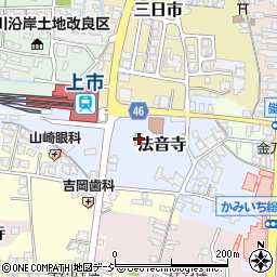 ファミリーマート上市駅前店周辺の地図