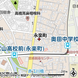 富山県富山市永楽町21周辺の地図