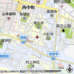 富山県中新川郡上市町南町26-7周辺の地図