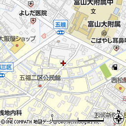 五福美容院周辺の地図
